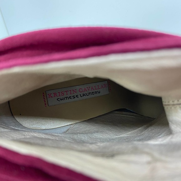 Kristin Cavallari Chinese Laundry Kane Ankle Boots Genuine Suede - Picture 6 of 8